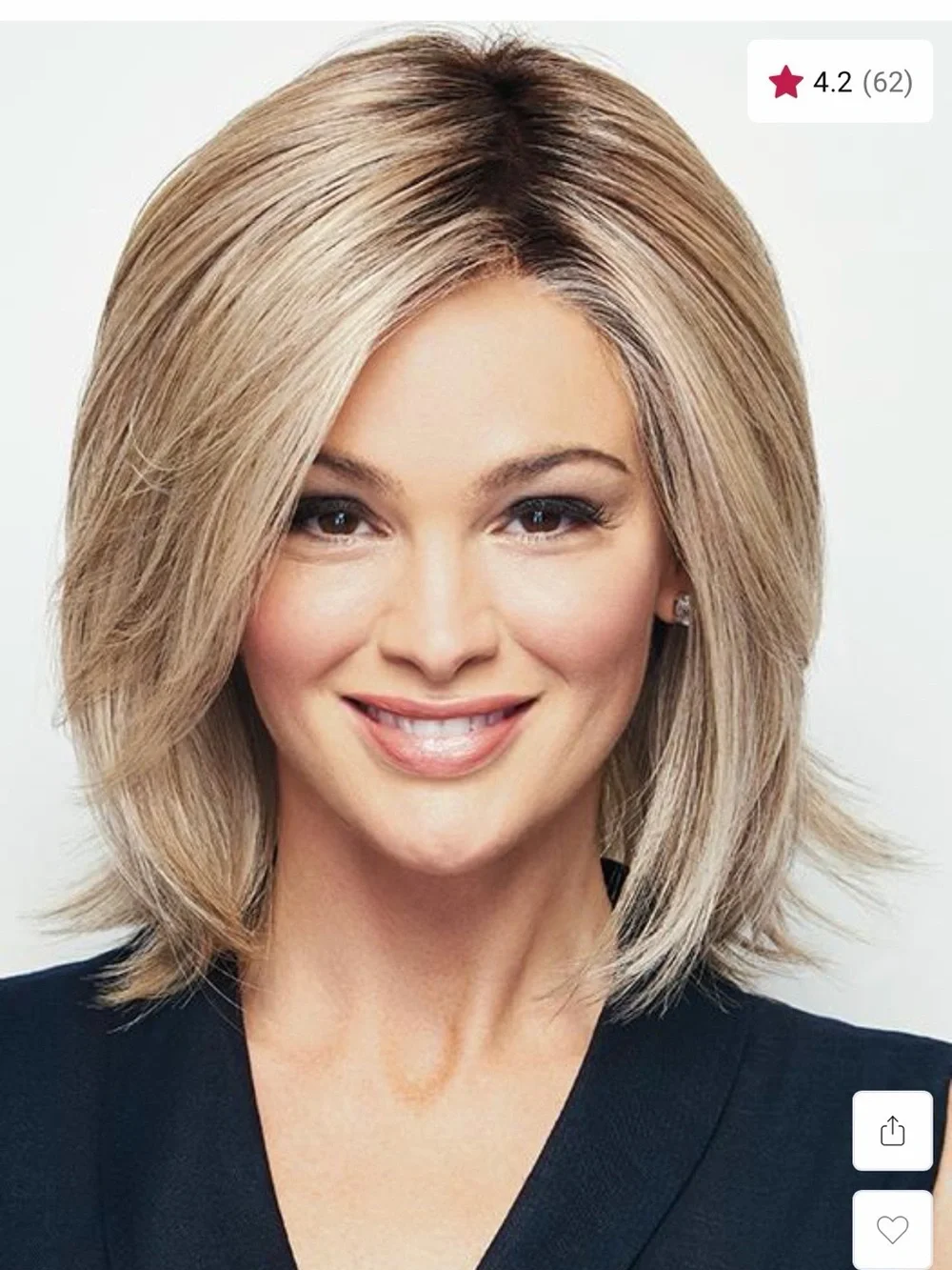 Layered Women's Wig in Light Ash Blonde - Natural Volume Big Time-1923SS